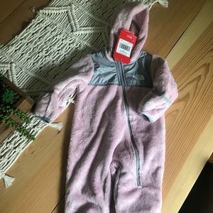 North Face one piece suit 3-6 month